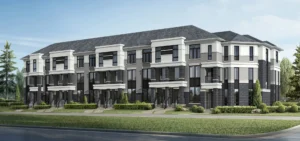 Rendering of townhomes at Lake Wilcox Towns in Richmond Hill, Ontario