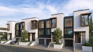 Modern three-storey townhomes at Le Sentier in Richmond Hill
