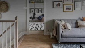 Living room interior in a Mattamy home at Northwoods in Kanata, Ottawa