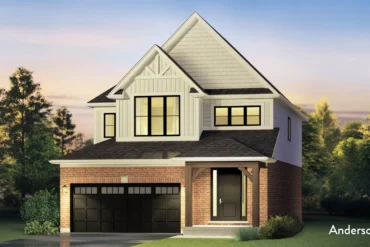 Detached home elevation at South River by Granite Homes in Elora