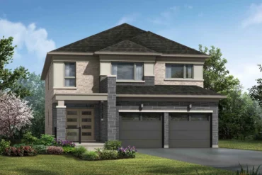 Two-storey detached home at Vicinity West by Mattamy Homes in Barrie