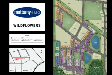 Community plan of Wildflowers by Mattamy Homes in Kitchener