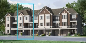 Townhome elevation at Wildflowers by Mattamy Homes in Kitchener