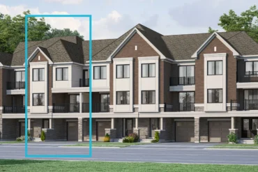 Townhome elevation at Wildflowers by Mattamy Homes in Kitchener